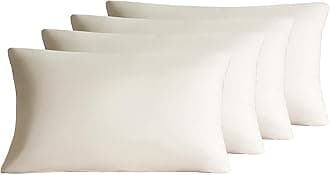 MOHAP Pillowcases 50X75CM 2 Pack- Super Soft Breathable Brushed Microfiber Pillow Cases Cover with Envelope Closure Beige