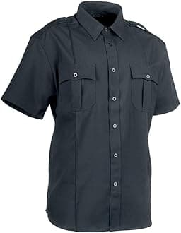 mens Polyester Uniform Shirt Button Down Shirt