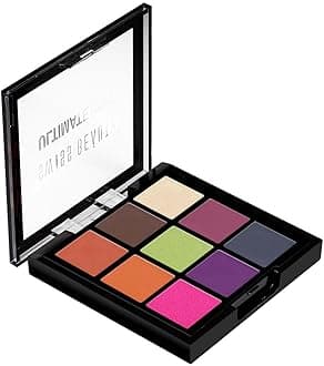 Ultimate 9 Color Eyeshadow Palette – Ultra Pigmented Matte & Shimmer Eye Makeup, Long-Lasting & Easy to Blend, 6G (Shade- Multicolor 08)
