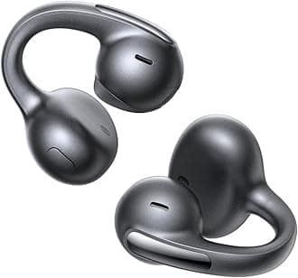 Baseus Bowie MC1 Pro Open Ear Clip-On Headphones, Hi-Res LDAC & HiFi4 Acoustic Sound, 5g Ultra-Lightweight Comfort, SuperBass 2.0, DNN 4-Mic AI Clear Calls, IP67 Waterproof, Bluetooth 6.0