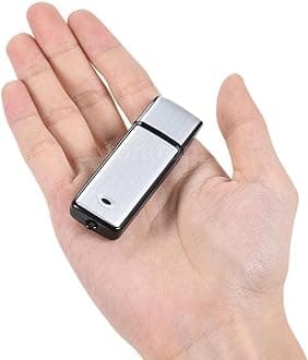 DDLC 360 High Definition HD USB Voice Recorder, Clear Audio Recording Pen Drive 8 GB Memory inbuilt for Home,Office,Meetings (USB 8 GB Voice Recorder)