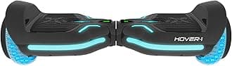 Hover-1 i100 Electric Hoverboard Scooter with Infinity LED Wheel Lights, black, one size (H1-100-BLK)