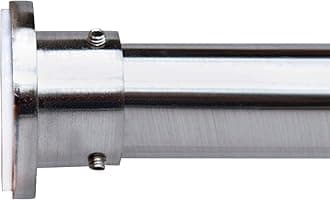 Room/Dividers/Now Tension Curtain Rod - Tension Window Rod - Bedroom, Kitchen Rod - Long, Heavy Duty, Adjustable Extension Curtain Rods by Room Dividers Now(80-120 Inches, Silver)