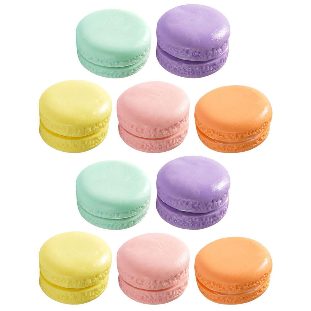 SAFIGLE Simulation Macaron Models 10 Pieces Realistic Artificial Macaron Miniature Food Display Props for Home Decor Party Photography Accessories