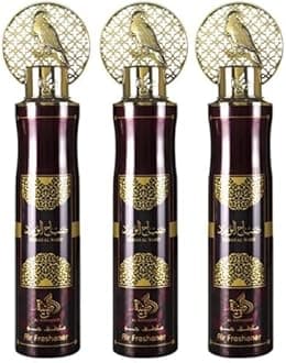 Arabian Air Freshener Bundle (3 x 300ml) Dubai, Luxury Scent, Long Lasting Fragrance (3 x Sabah Al Ward)