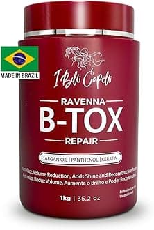 I Belli Capelli Repair Ravenna Hair Botox Treatment Cirugia Capilar para el Cabello With Effect Anti-Frizz, Volume Reduction, Smoothing- 35.2 oz(1kg) Hair Botox Hair Treatment