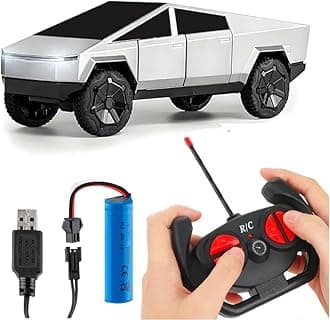 SUPER TOY 1:14 Scale Cyber Truck Remote Control Car High Speed Racing Cybertruck RC Car All-Terrain 2.4GHz with Rechargeable Battery for Boys 5 7 Years Birthday Gift