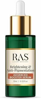 Brightening & Anti-Pigmentation Advanced Booster Serum | Face Serum for Glowing Skin | Kojic Acid, Alpha Arbutin & Glutathione | Skin Brightening for Pigmentation | 10ml