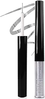 Just Herbs Eyeliner Waterproof and Smudge Proof, Long Lasting Eyeliners 2.5g (Platinum Silver)
