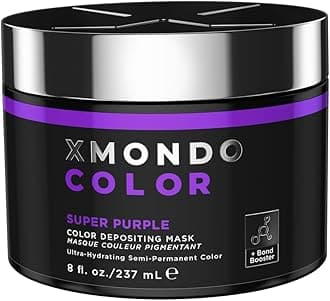 Hair Color Super Purple Hair Healing Semi Permanent Color | Vegan Formula with Hyaluronic Acid to Retain Moisture, and Bond Boosting Technology, 8 Fl Oz