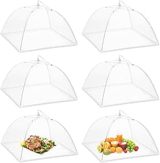 6 Pack Food Serving Tents 17 Inch