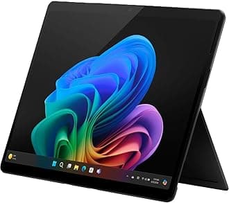 Surface Pro 2-in-1 Laptop/Tablet (2024), 13" OLED Touchscreen Display, 16GB RAM, 512GB Storage | Windows 11 Copilot+ PC, Snapdragon X Elite (12 Core), Black