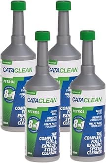 Cataclean Petrol | Complete Fuel & Exhaust Cleaner | Catalytic Converter, Valve & Injector Cleaner | Fuel Additive Formulated for Performance & Fuel Efficiency | Pre MOT Emissions Reducer | 4 x 500ml