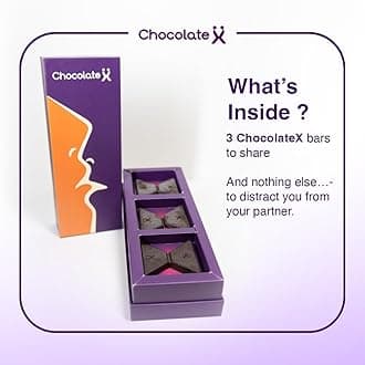 Chocolate X Box | Ideal Chocolate Gift Box For Men & Women |Chocolate For Couples And Singles, Vegetarian & Gluten Free | (Pack of 3),180 G