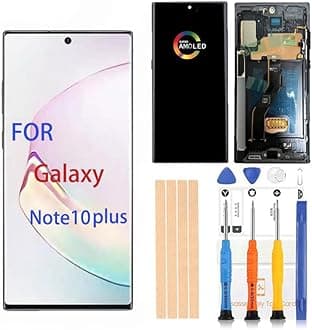 Amoled LCD Digitizer Screen Touch Assembly Replacement LCD Display for Samsung Galaxy note10 Plus 5g n975 n975U n975W SM-n975F SM-n975/DS SM-n971F/DS by BITANR（Black） (Black)