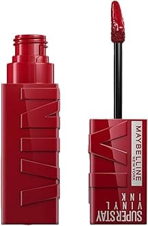 High-Glossy New York Superstay Vinyl Ink Liquid Lipstick Lippy Instant Shine & Transfer Proof. Last Up To 16Hr, Enriched With Vitamin E & Aloe | 4.2Ml
