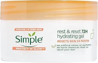 SimpleProtect 'N' Glow Rest and Reset 72 Hour Hydrating Gel to Enhance Glowing Skin 50 ml