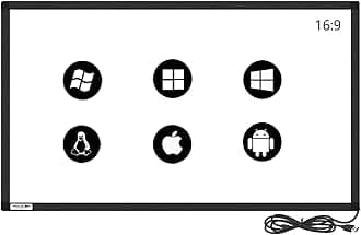 GreenTouch 60 inch Infrared Touch Overlay 10 Points IR Touch Frame with USB Interface Free-Drive Plug and Play…