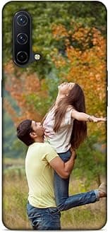 Polycarbonate Customised Mobile Back Case for Oneplus Nord CE 5G (Own Photo with Frame, Name, Text, Font, Color), 3D Printed Hard Mobile Back Cover for Oneplus Nord CE 5G, Multicolour