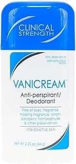 2 Value Pack Vanicream Anti-Perspirant Deodorant Clinical Strength Sensitive Skin 2.25 Ounces