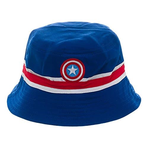 Captain America Reversible Bucket Hat Blue