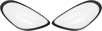 for 2014 2015 2016 Porsche Boxster/Cayman 981 Headlight Lens Cover, Driver Passenger Side Headlamp Lens Cover Replacement Left& Right Headlight Cover