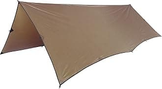 OneTigris All-Season Tarp in Coyote Brown, Camping Hammock Tarp, Ripstop Tent Shelter 13 by 10ft