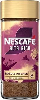 NESCAFÉ Alta Rica Instant Coffee, Dark Roasted 100 Percent Arabica Premium Instant Coffee, 95g