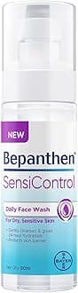 Bepanthen SensiControl Daily Gentle Hydrating Face Wash Cleanser, Worlds No.1 Skincare Brand, For Dry to Normal, Sensitive Skin, 80ml