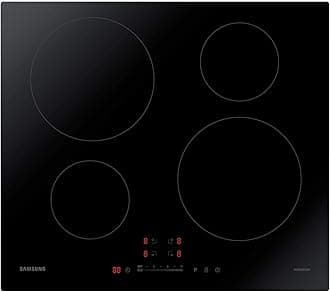 Samsung NZ64H37070K Hobs - Hob (Built-in, Induction, Glass, Touch, Top Front, 7200 W) Black