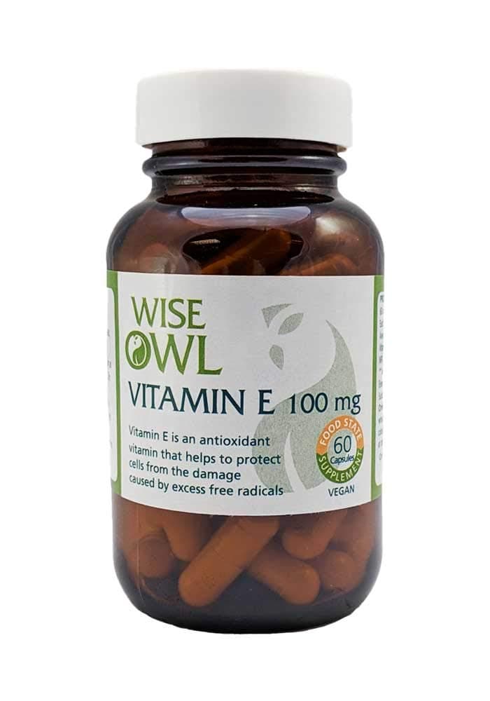Wise Owl Vitamin E 100mg 60 Capsules