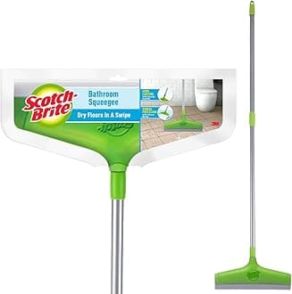 Scotch-Brite Bathroom Squeegee Plastic Wiper with telescopic handle (30 cm)