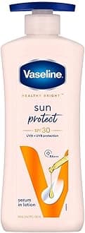 Vaseline Sun Protect SPF 30 Body Lotion, Reduces Tan Lines in 7 Days, UVA + UVB PA+++ Sun Protection, 400ml