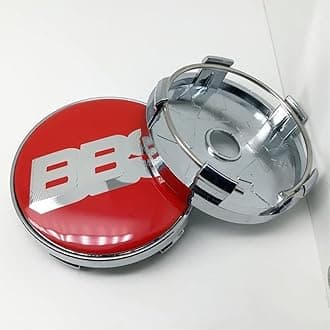 Set of 4 Car Hub Centre Caps for BBS 56mm ABS Aluminum Wheel Center Caps ABS Plastic Snap-On Fit Car Wheel Rim Caps,F
