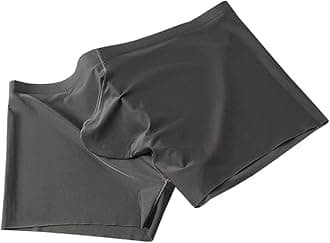 Men's Pouch Trunks Ice Silk Enhance Underwear Briefs Low-Rise Ultra-Thin Bulge Pouch Sport Underpants