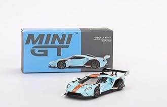 True Scale Miniatures Model Car Compatible with Ford GT MK II #15 Blue Orange Limited Edition 1/64 Diecast Model Car MGT00359