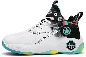 Mens Basketball Shoes, Youth Basketball Sneakers, Anti Slip Basketball Trainers Sports Shoes for Men Indoor and Outdoor