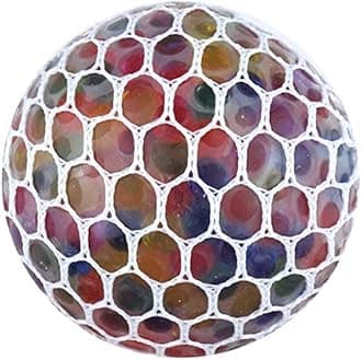 HATFMesh Stress Balls with Water Beads Alleviate Tension, Anxiety and Stress Relief Fidget Toys for Adults and Kids Improve Focus also Satisfaction for Burning Heart (Water Beads, 1)