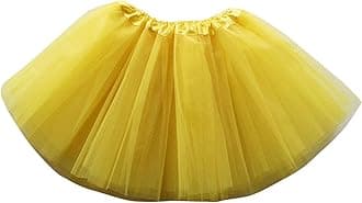 Girls Cute Pompoms Short Skirt Cute Tulle Tutu Princess Skirt Toddler Kids Girl Multicolour Flowy Mini Skirt
