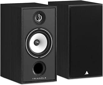 Hi-Fi Borea BR04 - Bookshelf Speaker - Power handling 110W - Output 91 dB/W/m - Surround Compatible for Home Cinema - 220 x 425 x 314 mm - Black Ash (Pair)