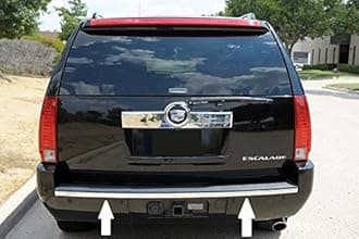 Chrome Bumper Tailgate Trunk Trim Molding for 07-14 Cadillac Escalade 08 09 10 11 12 13 2007 2008 2009 2010 2011 2012 2013 2014