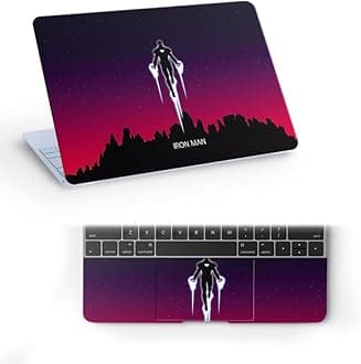 Iron Man NYC Full Vinyl Laptop Skin/Sticker/Cover for 17 to 17.3 Inches Laptops Laminated-Removable-HD Quality Compatible for Hp-Dell-Sony-Lenovo-Asus etc.(16.5x11 Inches)