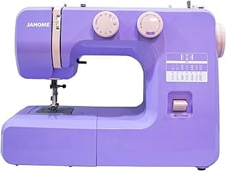 Janome 001LOVELY Lovely Lilac Easy-to-Use Sewing Machine, Metal Plastic, Purple