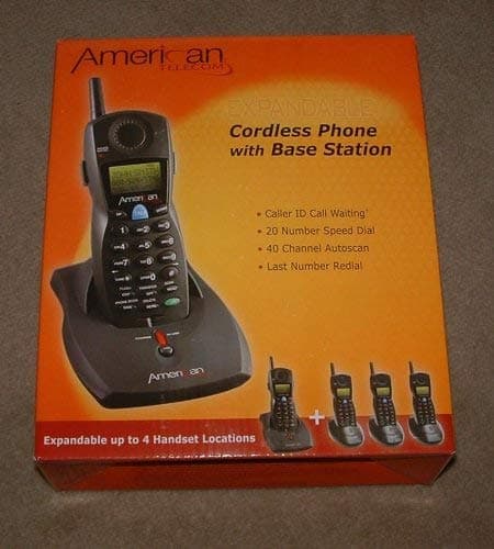 Expandable Cordless Phone With Base Station