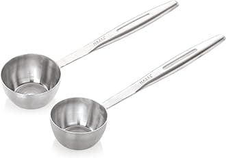 HAZELStainless Steel Ladle with Handle | Doya/Loti Tea Pourer Canteen Server Set of 2