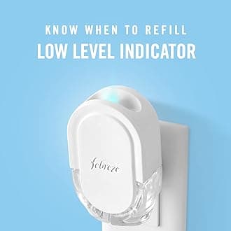 Febreze Air Freshener, Noticeables Air Freshener, Linen & Sky Scent Dual Refill Air Freshener (2 Count, 1.75 Oz)
