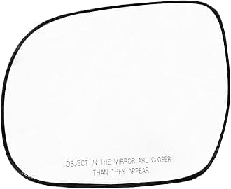 RMC Car Side Mirror Glass Plate (Sub Mirror Plate) suitable for Toyota Innova type 1 / Toyota Fortuner type 1 (LEFT SIDE (PASSENGER SIDE))