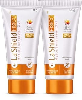 La Shield Fisico SPF 50+ PA+++, 50 g Cream x Pack of 2