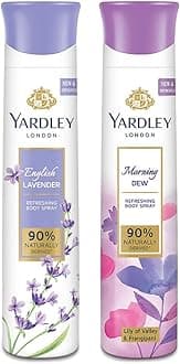 Yardley London Morning Dew Refreshing Deo For Women, 150ml & English Lavender Body Spray, 150ml