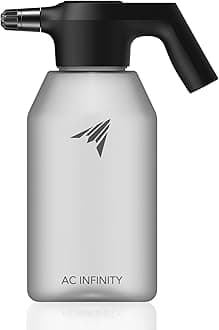 AC Infinity Automatic Sprayer, 2L Portable Electric Spray Bottle, USB Rechargeable with Adjustable Nozzle Spout for Plants Fertilizing Gardening and Cleaning (Frost)